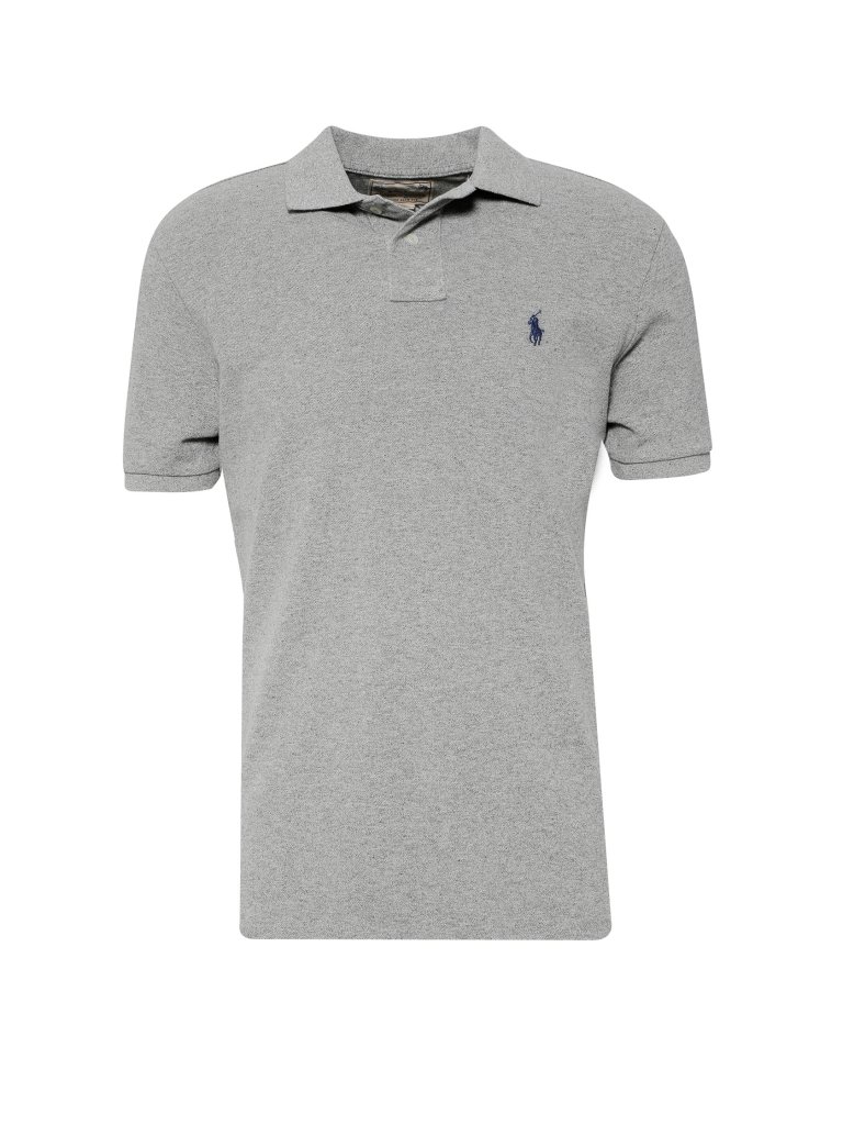 POLO RALPH LAUREN Poloshirt Slim Fit  grau | M