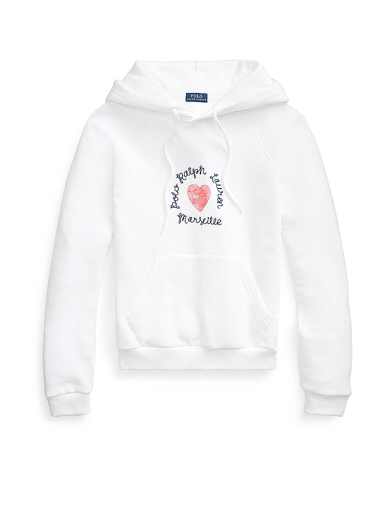 POLO RALPH LAUREN Kapuzenpullover weiß | XS