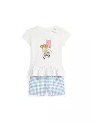 POLO RALPH LAUREN | Baby Set 2-teilig T-Shirts und Shorts | creme
