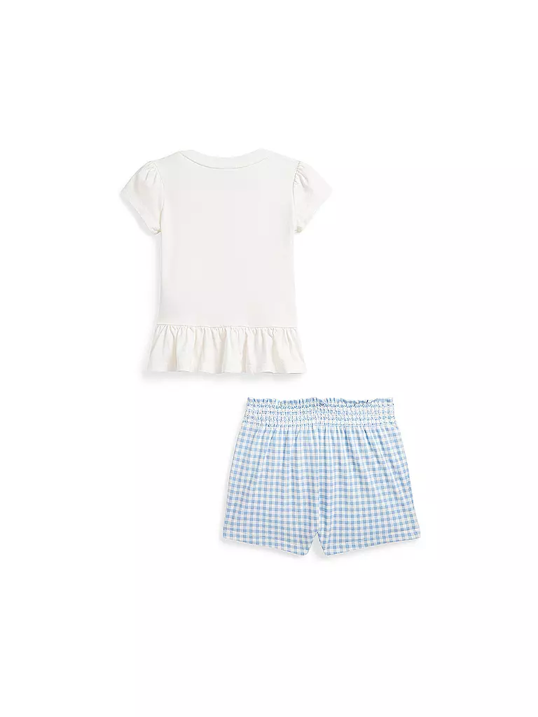 POLO RALPH LAUREN | Baby Set 2-teilig T-Shirts und Shorts | creme