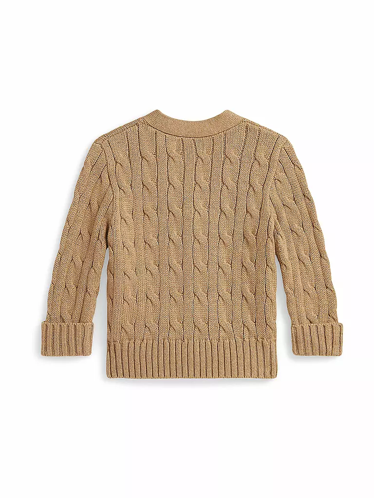 POLO RALPH LAUREN | Baby Strickjacke | camel