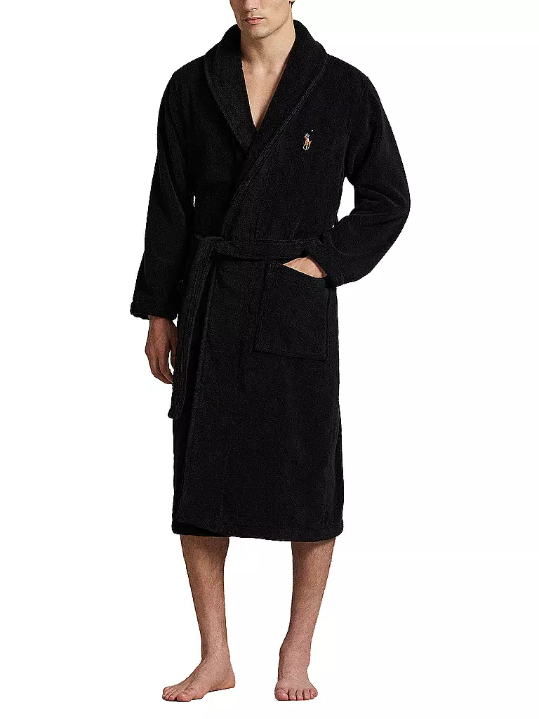 POLO RALPH LAUREN | Bademantel | schwarz