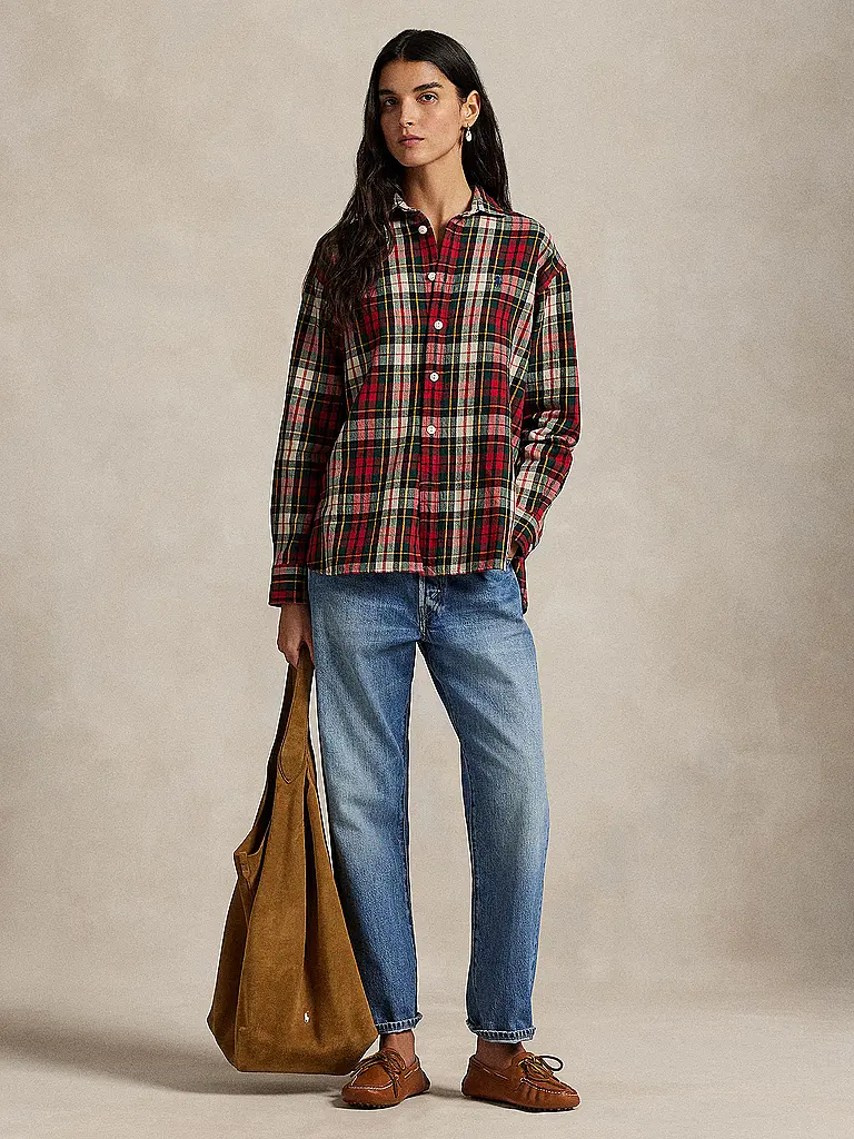 POLO RALPH LAUREN | Bluse  | dunkelrot