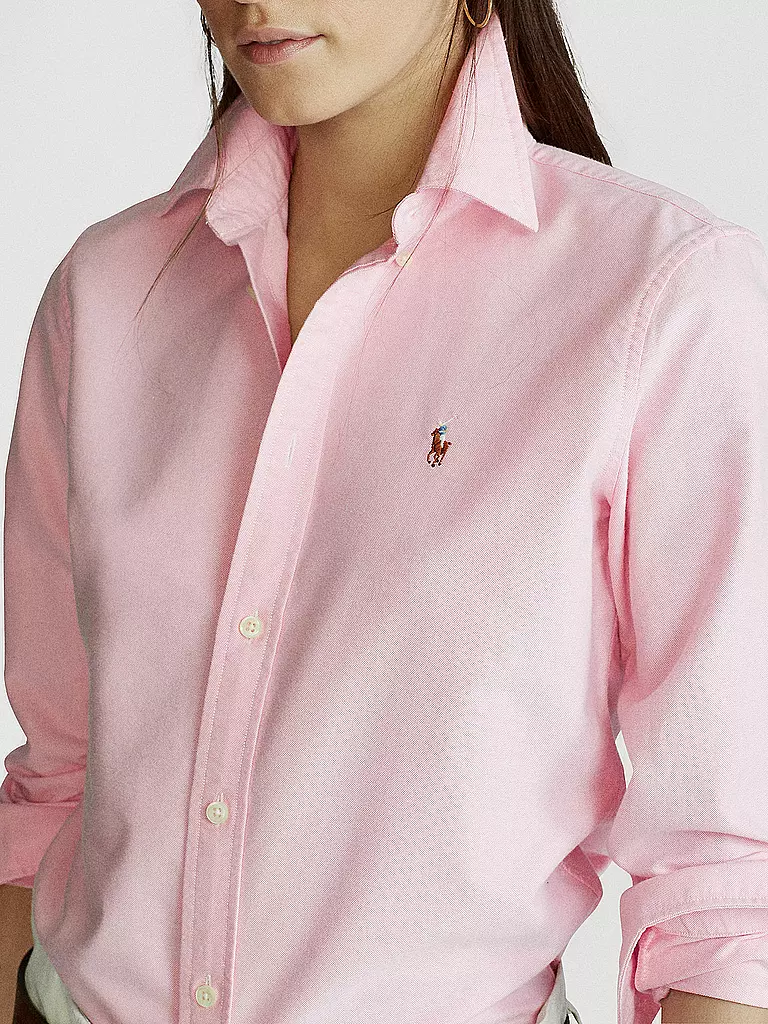 POLO RALPH LAUREN | Bluse Slim Fit HARPER | rosa