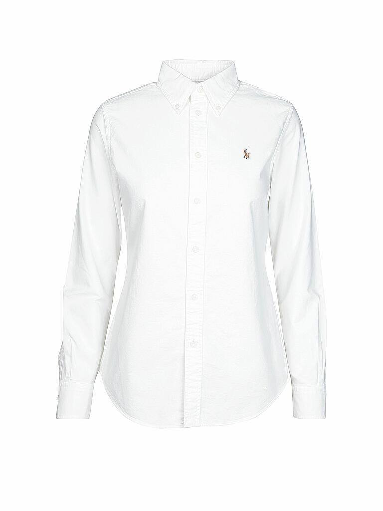 POLO RALPH LAUREN | Bluse Slim-Fit "Harper" | weiss