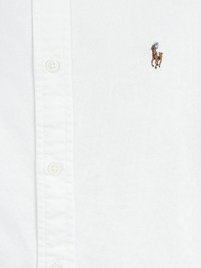 POLO RALPH LAUREN | Bluse Slim-Fit "Harper" | weiss