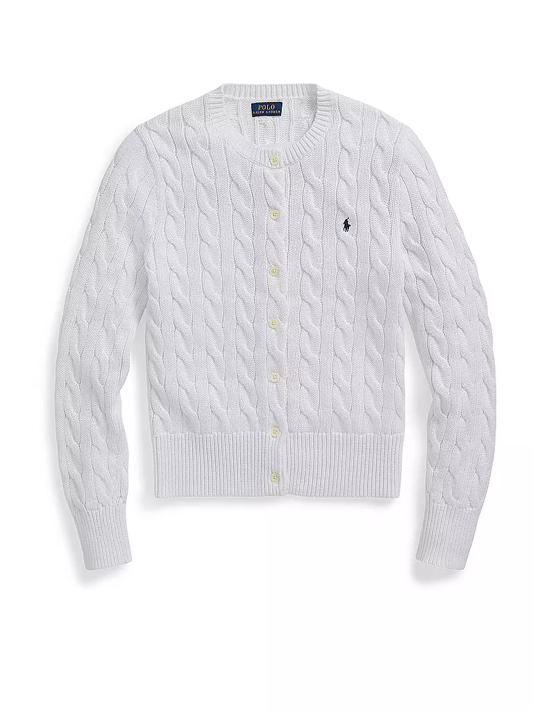 POLO RALPH LAUREN | Cardigan Slim Fit | weiss