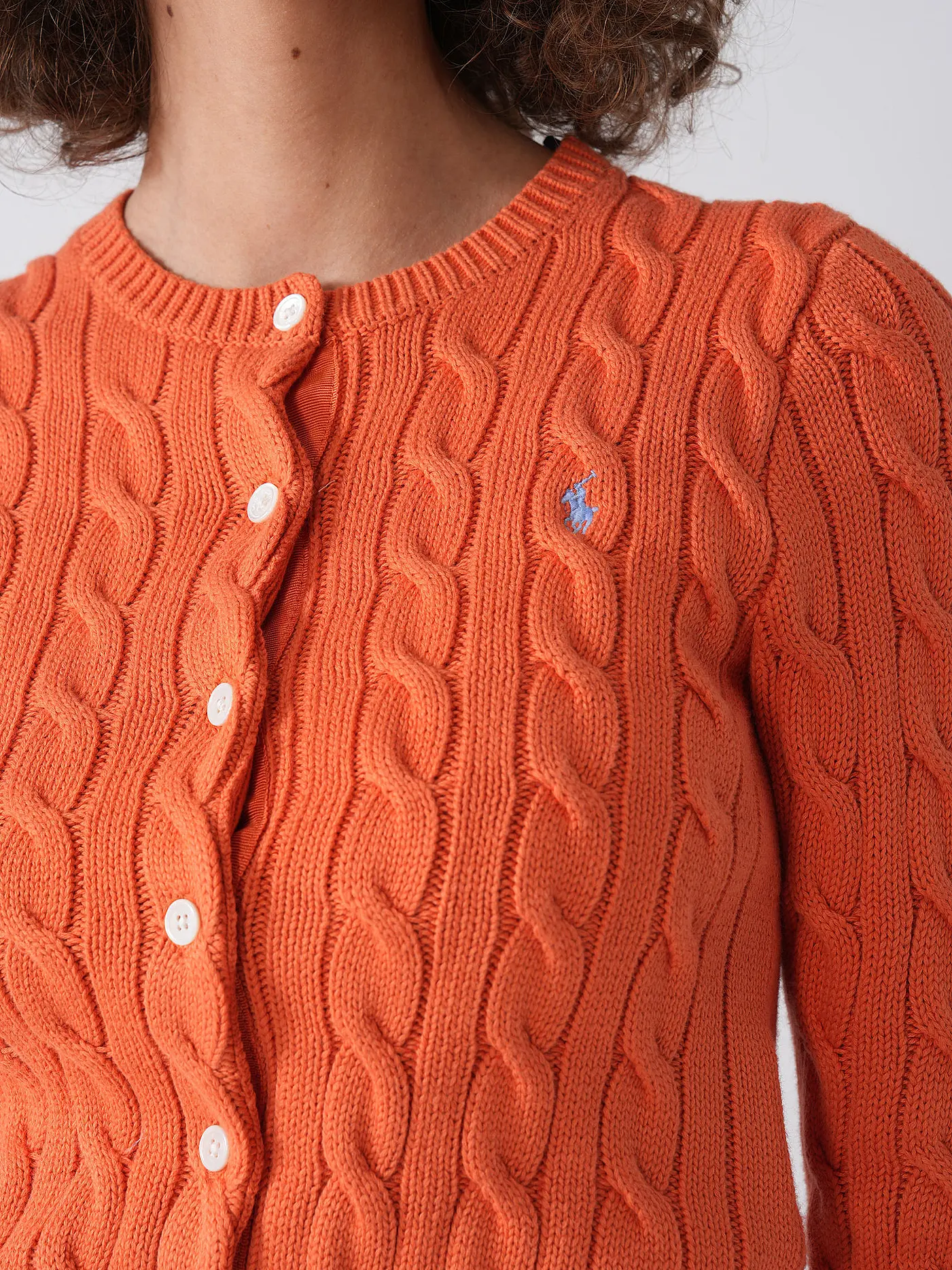 POLO RALPH LAUREN | Cardigan Slim Fit | orange