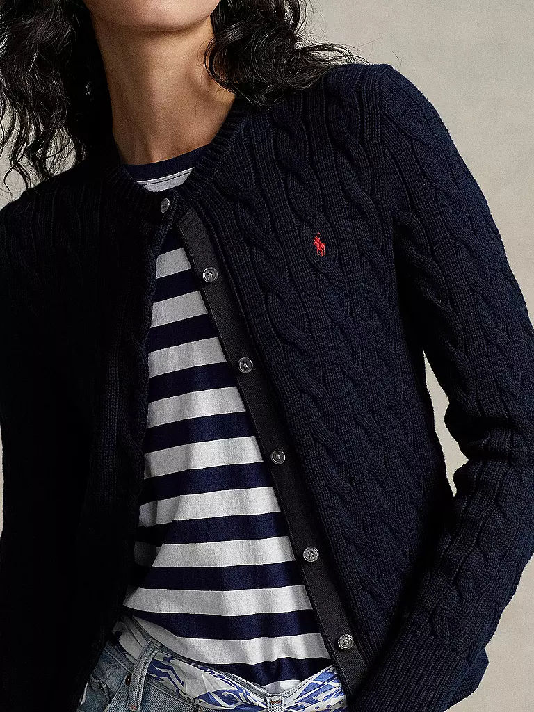 POLO RALPH LAUREN | Cardigan Slim Fit | dunkelblau