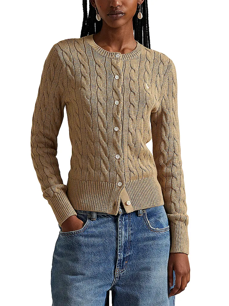POLO RALPH LAUREN | Cardigan Slim Fit | Camel