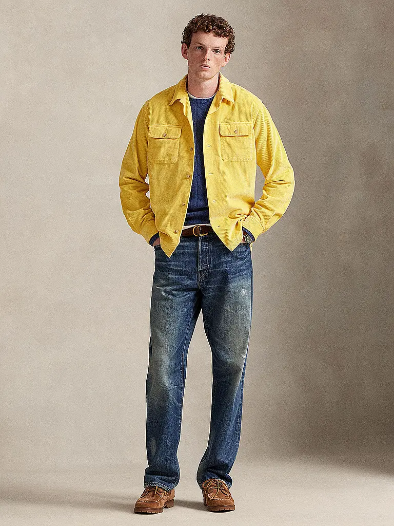 POLO RALPH LAUREN | Cord Overshirt  | gelb