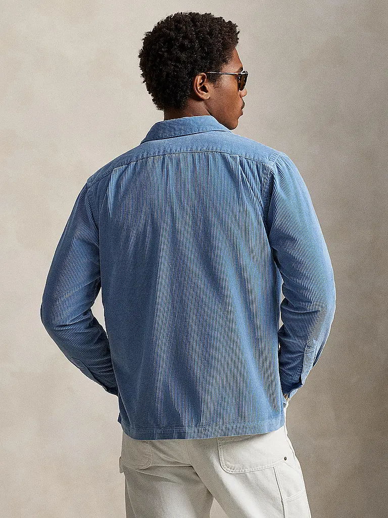 POLO RALPH LAUREN | Cord Overshirt  | Hellblau