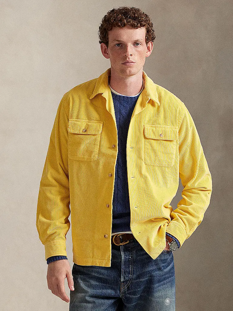 POLO RALPH LAUREN | Cord Overshirt  | gelb