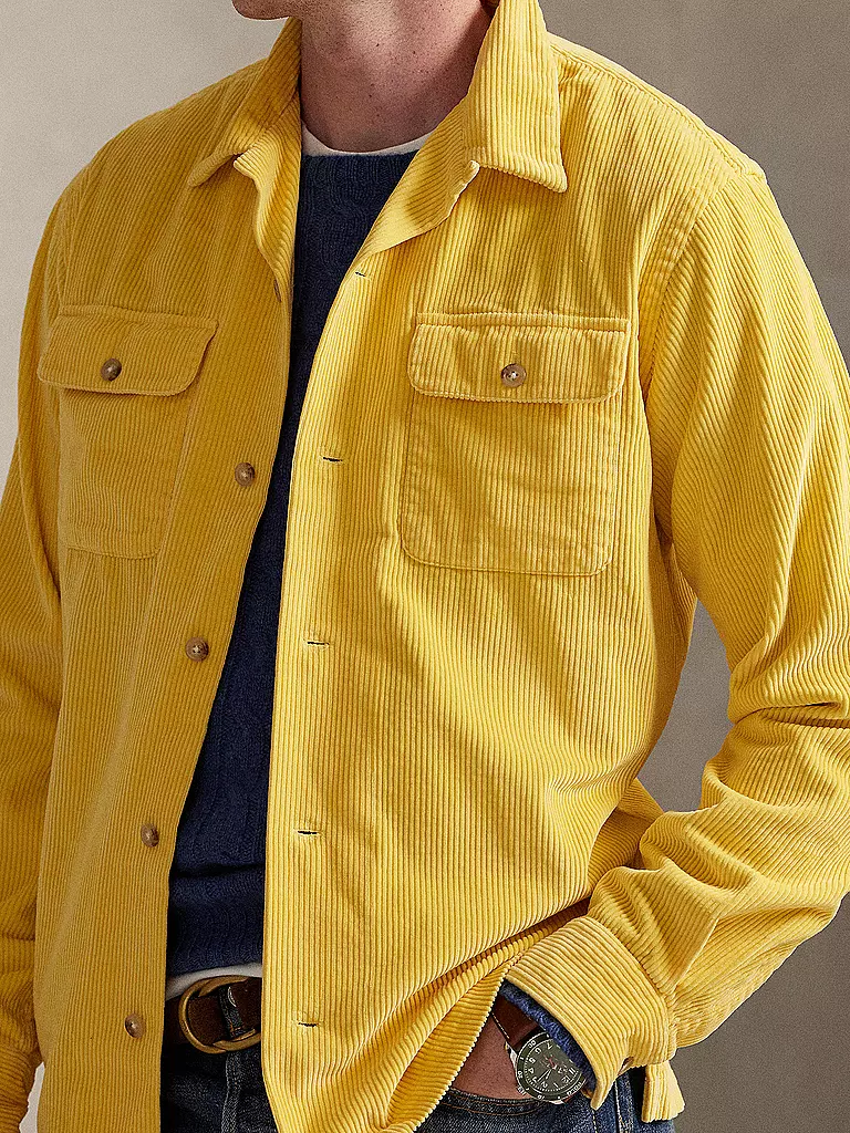 POLO RALPH LAUREN | Cord Overshirt  | gelb