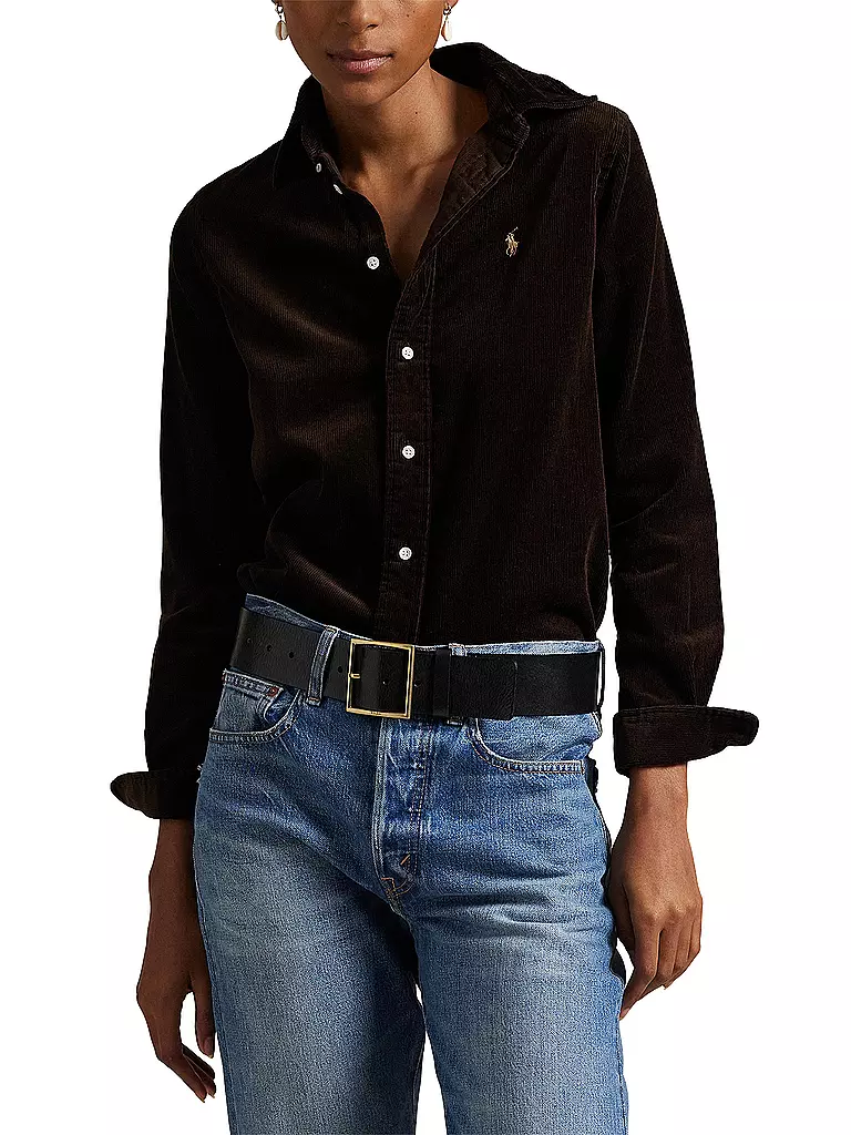 POLO RALPH LAUREN | Cordbluse | blau