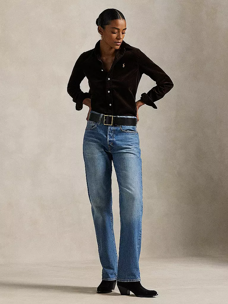POLO RALPH LAUREN | Cordbluse | blau