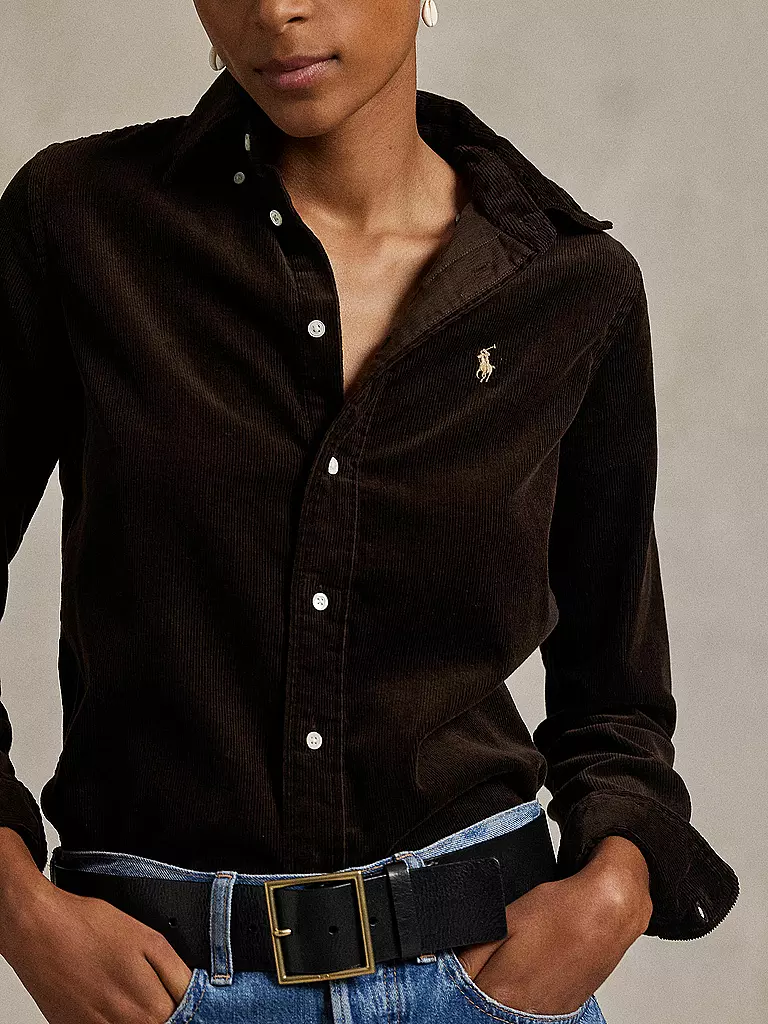POLO RALPH LAUREN | Cordbluse | blau