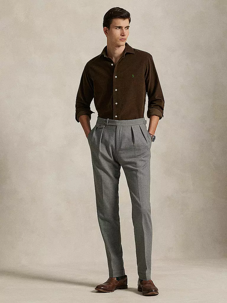 POLO RALPH LAUREN | Cordhemd Custom Fit | braun