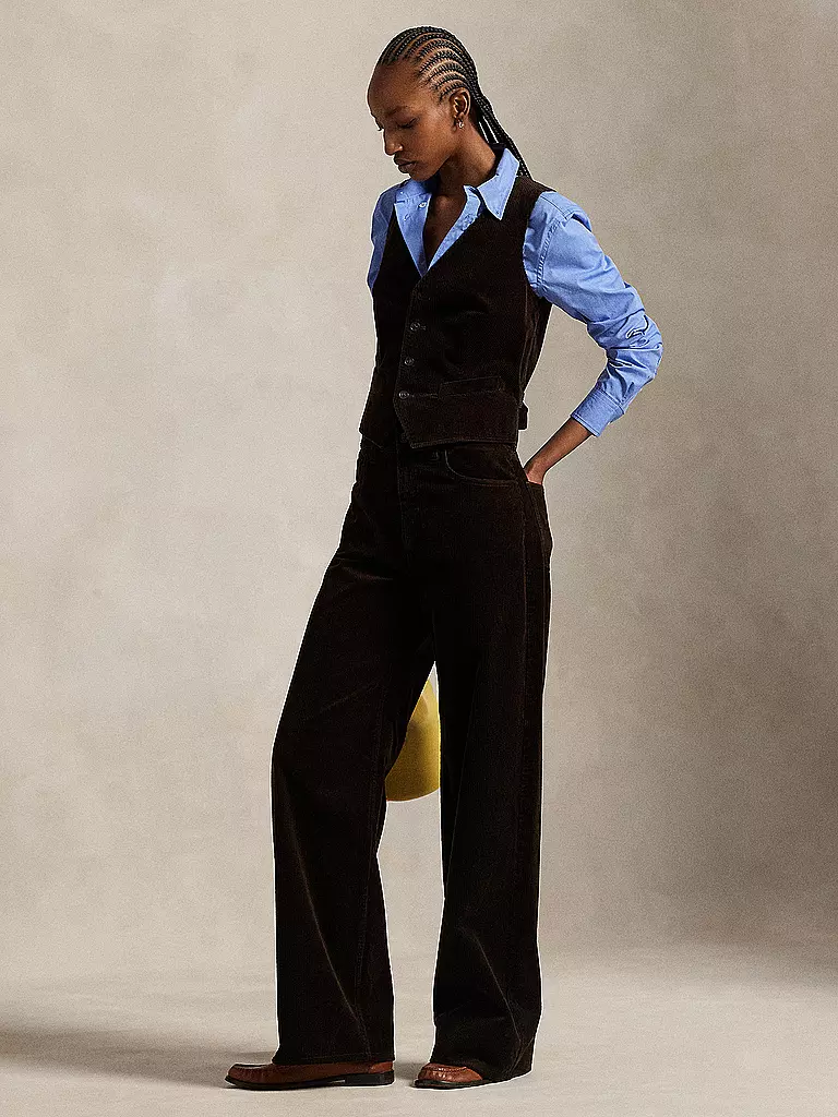 POLO RALPH LAUREN | Cordhose Flared Fit | braun