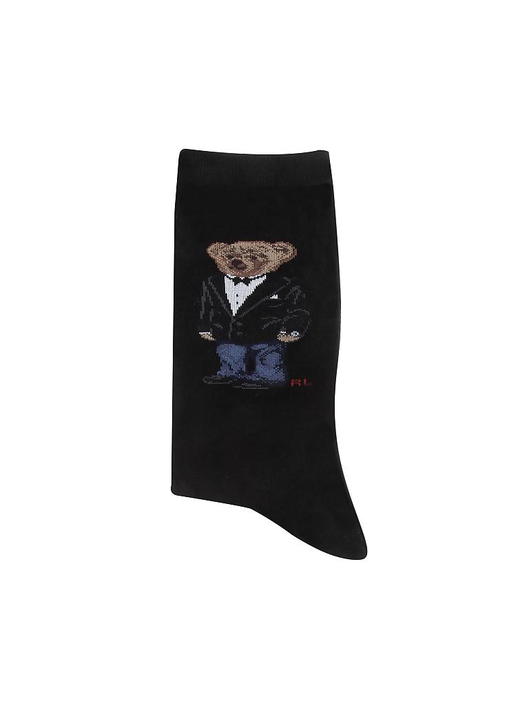 POLO RALPH LAUREN | Damen-Socken "Bear" (One Size) | schwarz
