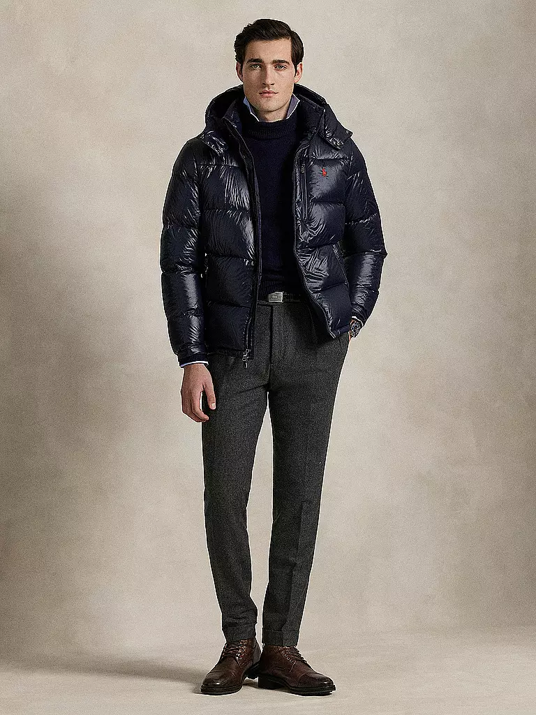 POLO RALPH LAUREN | Daunensteppjacke GORHAM GLOSSY | dunkelblau