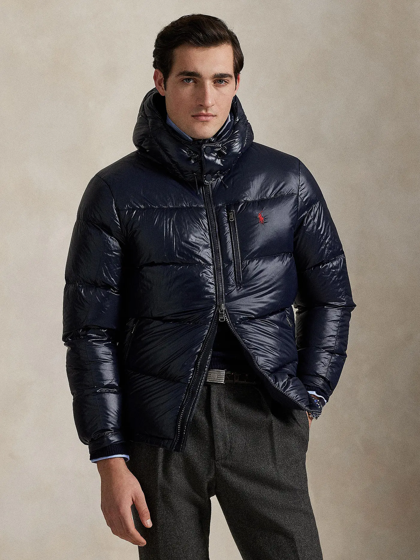 POLO RALPH LAUREN | Daunensteppjacke GORHAM GLOSSY | dunkelblau
