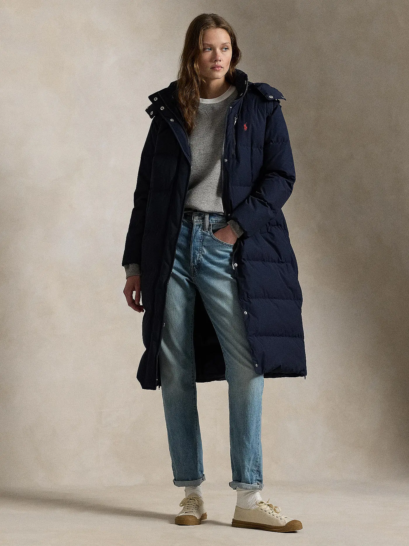 POLO RALPH LAUREN | Daunensteppmantel | dunkelblau