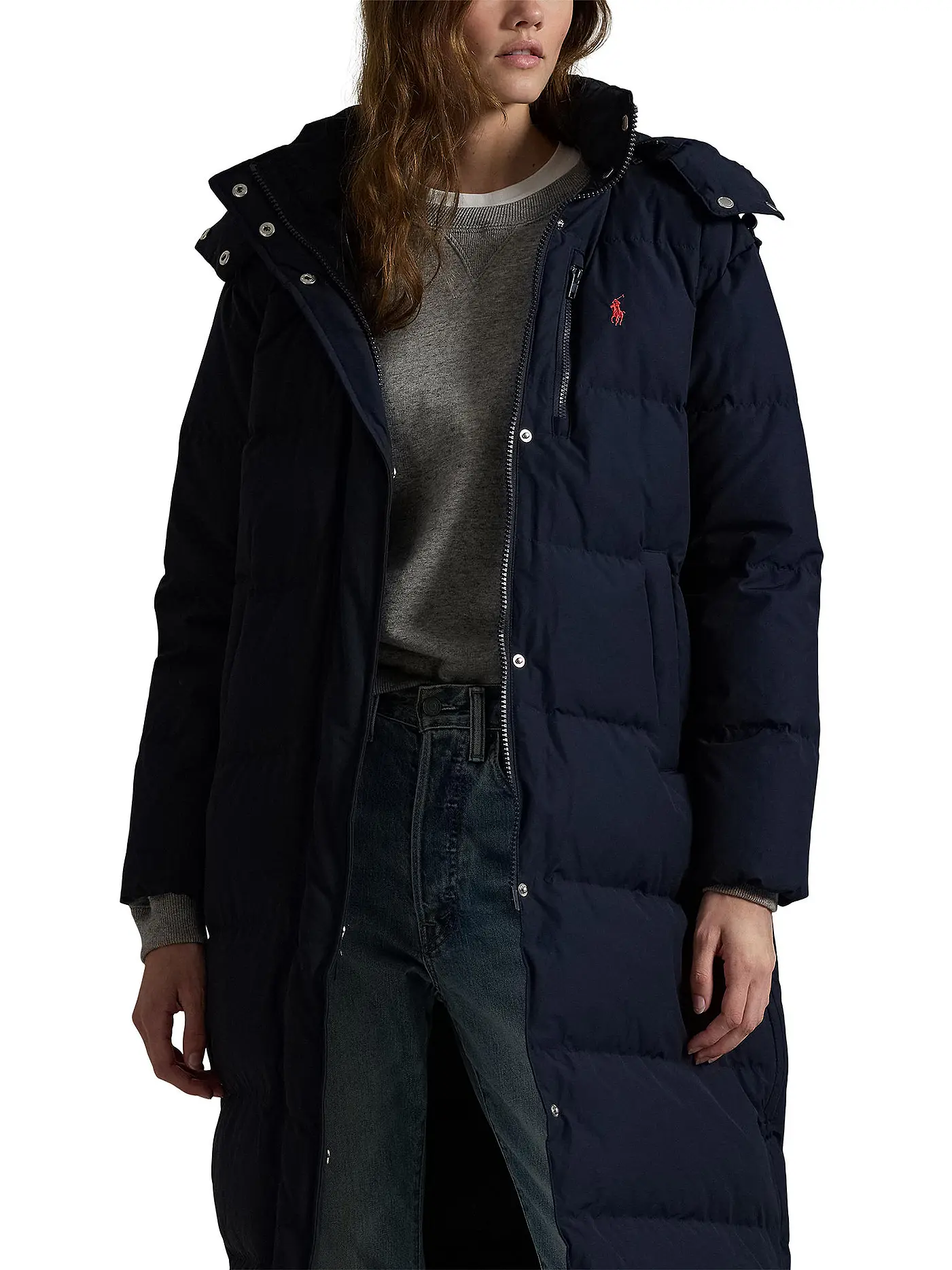 POLO RALPH LAUREN | Daunensteppmantel | dunkelblau