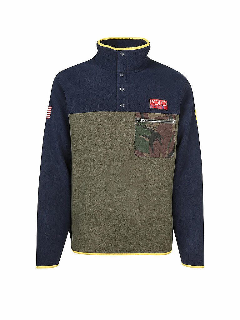 POLO RALPH LAUREN | Fleece-Pullover | blau