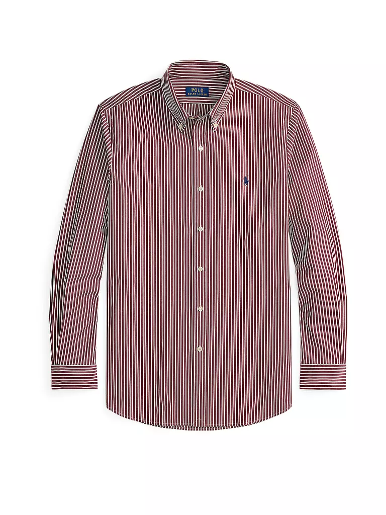 POLO RALPH LAUREN | Hemd Custom Fit  | dunkelrot