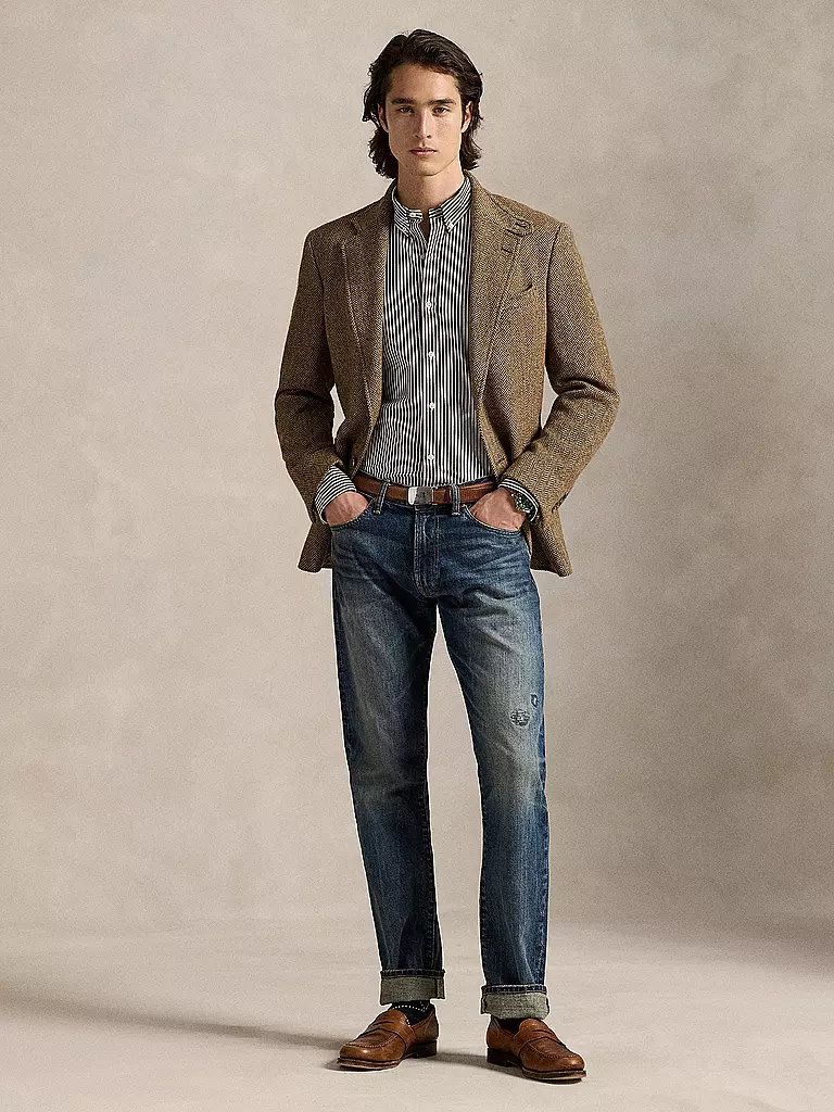 POLO RALPH LAUREN | Hemd Custom Fit  | dunkelgrün