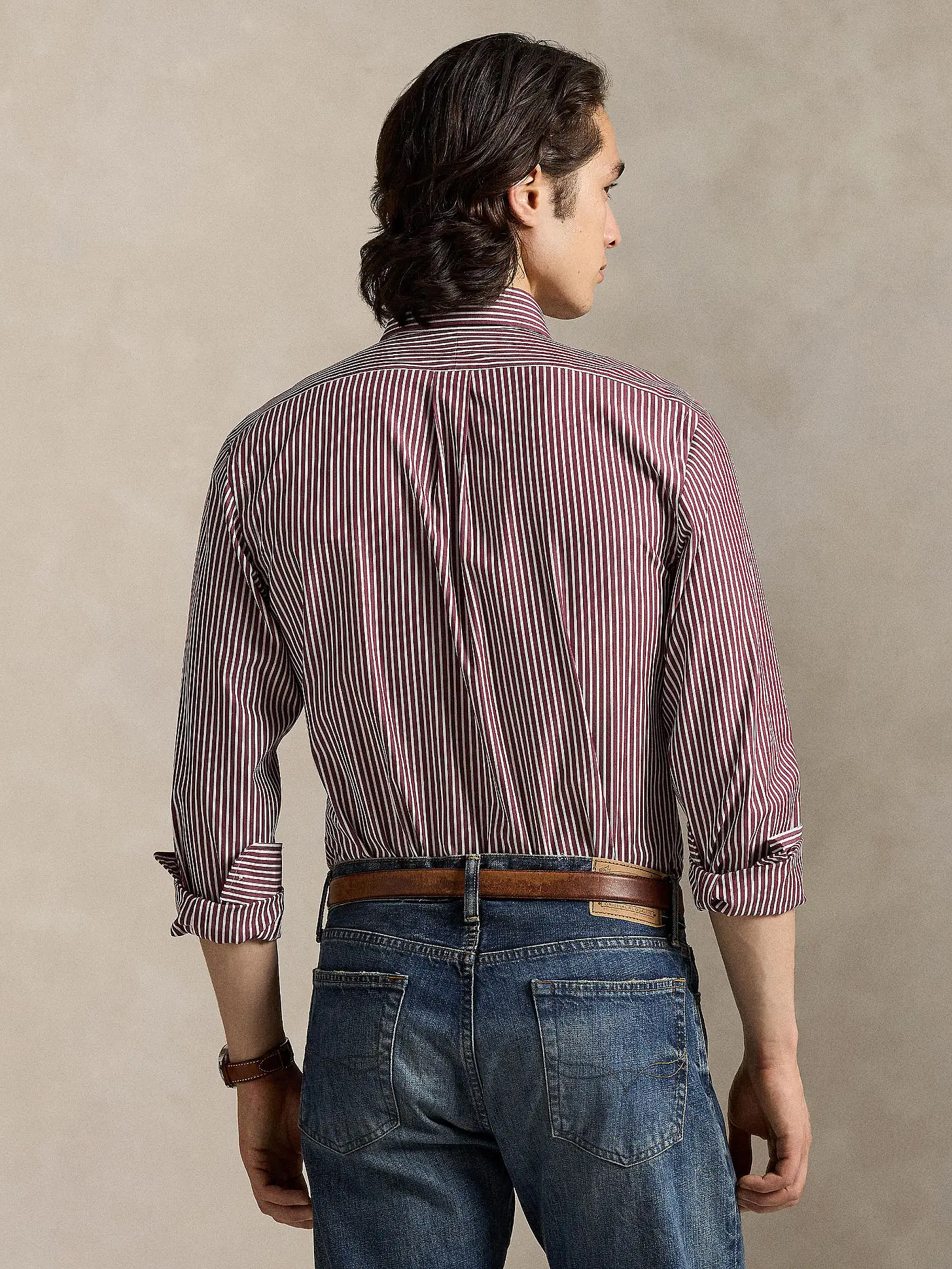POLO RALPH LAUREN | Hemd Custom Fit  | dunkelrot