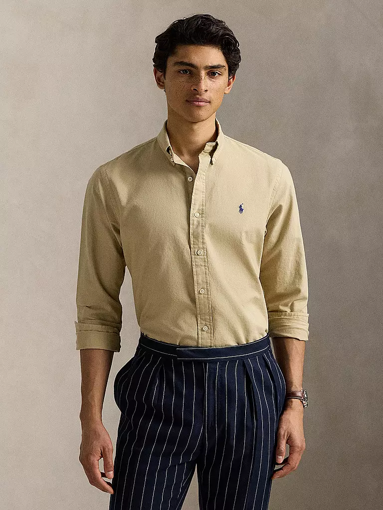 POLO RALPH LAUREN | Hemd Custom Fit  | camel