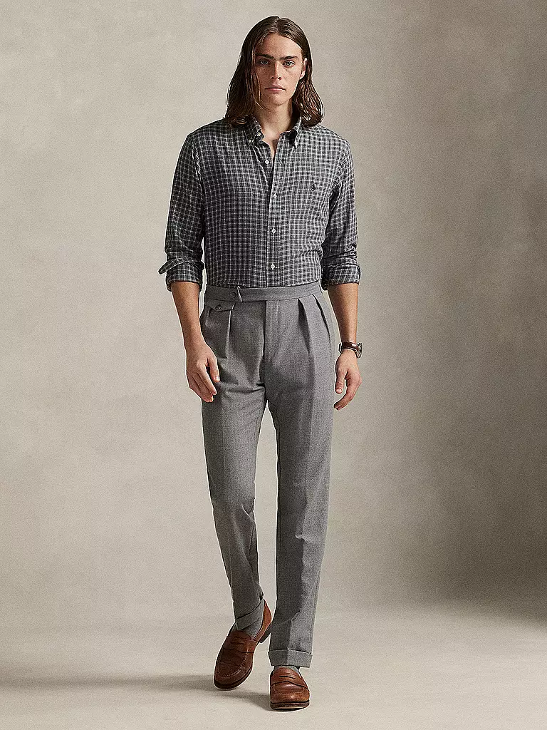 POLO RALPH LAUREN | Hemd Custom Fit | grau