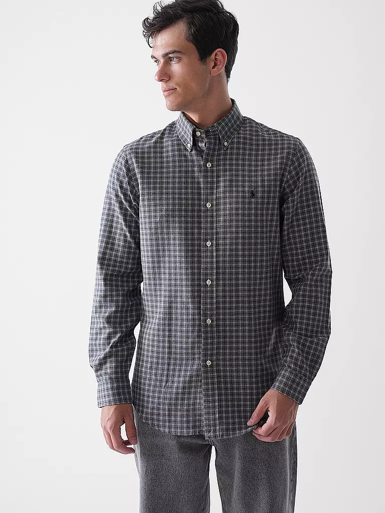 POLO RALPH LAUREN | Hemd Custom Fit | grau
