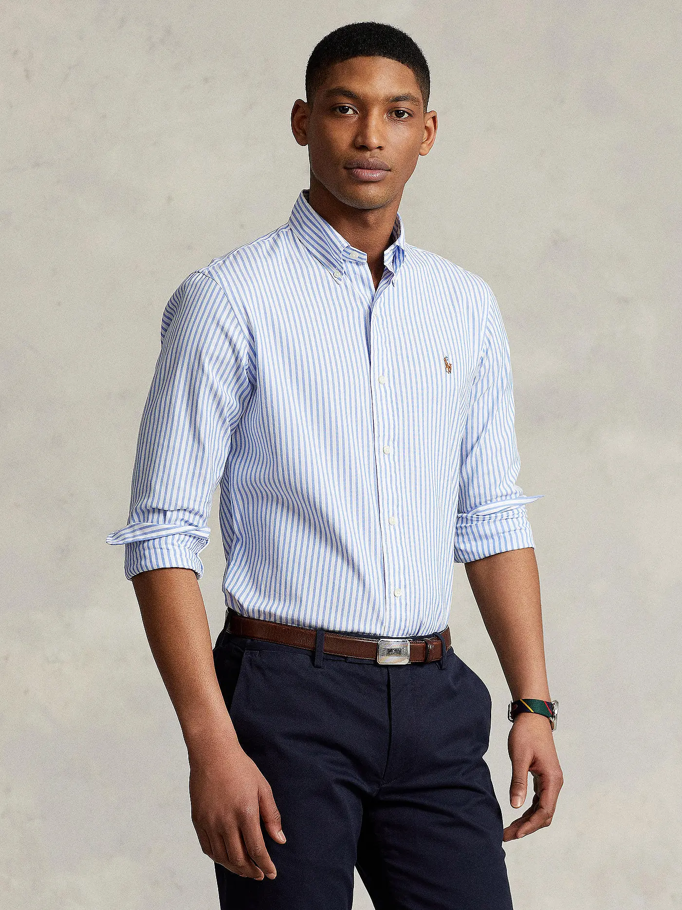 POLO RALPH LAUREN | Hemd Custom Fit | dunkelblau