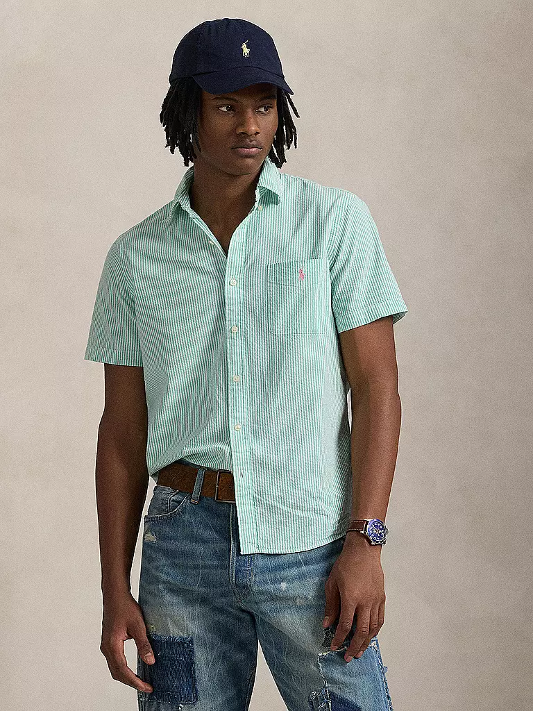 POLO RALPH LAUREN | Hemd Custom Fit | hellgrün