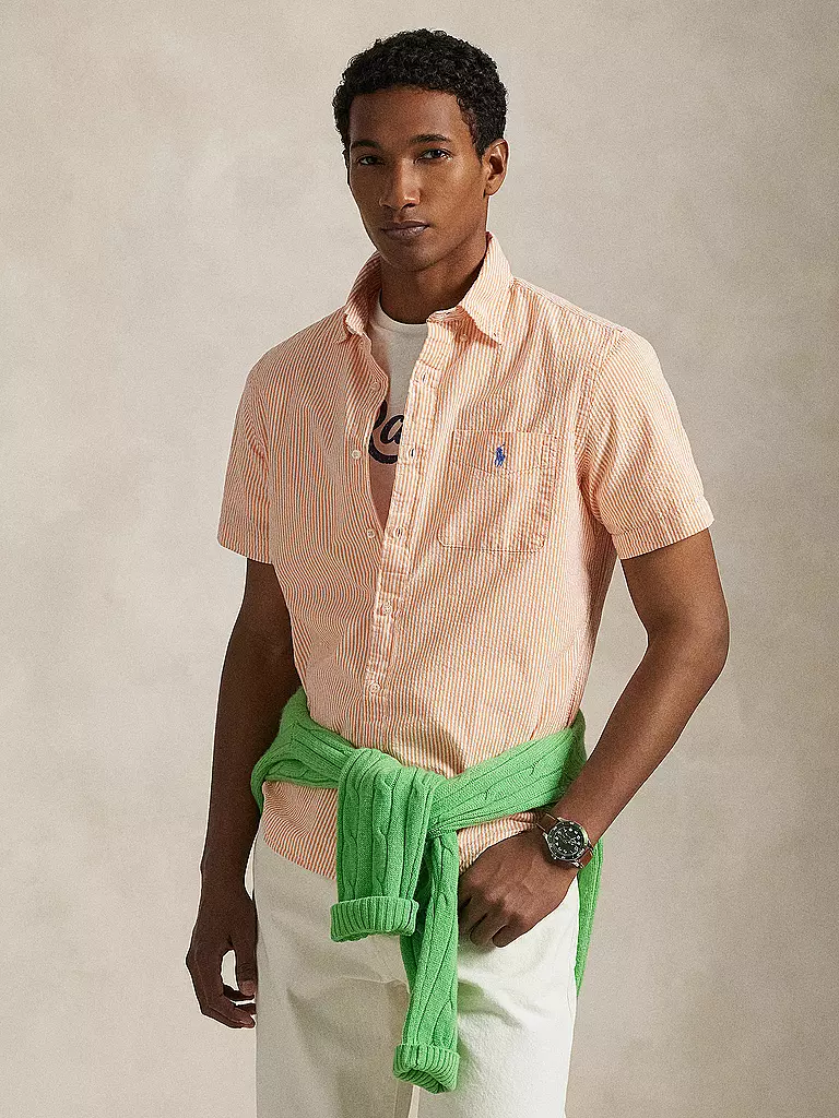 POLO RALPH LAUREN | Hemd Custom Fit | orange