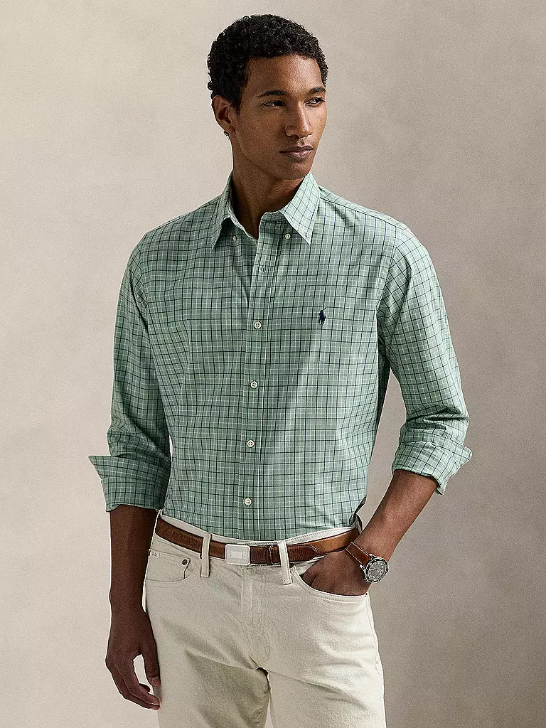 POLO RALPH LAUREN | Hemd Custom Fit | hellgrün