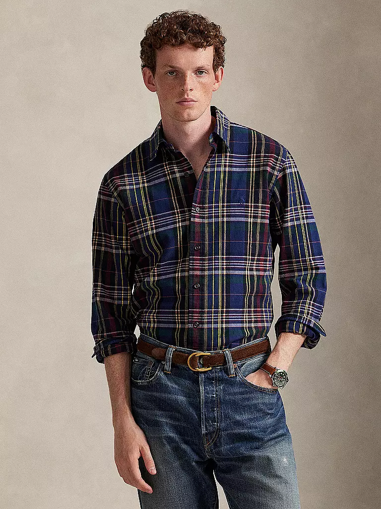 POLO RALPH LAUREN | Hemd Custom Fit | dunkelblau