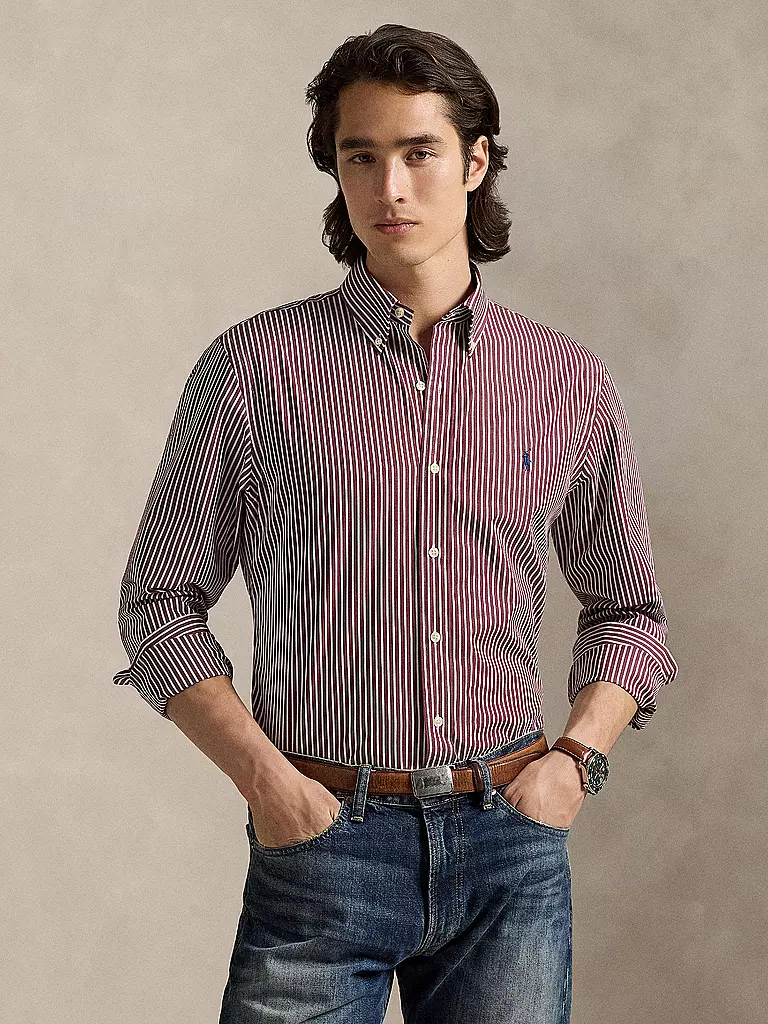 POLO RALPH LAUREN | Hemd Custom Fit | dunkelgrün