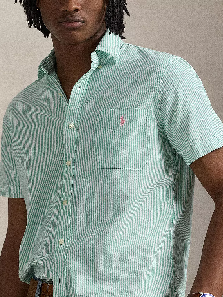 POLO RALPH LAUREN | Hemd Custom Fit | hellgrün
