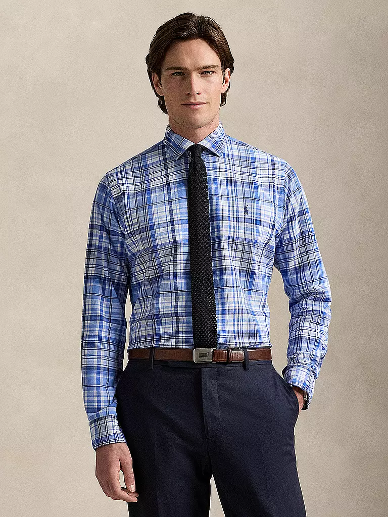 POLO RALPH LAUREN | Hemd Custom Fit | blau
