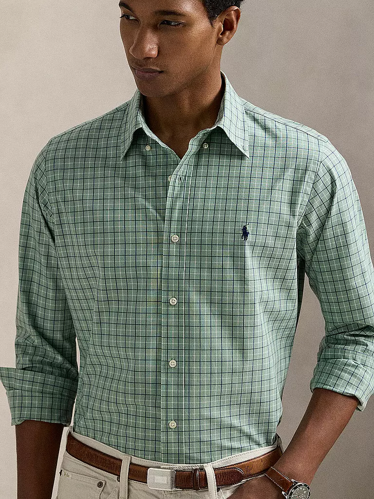 POLO RALPH LAUREN | Hemd Custom Fit | hellgrün