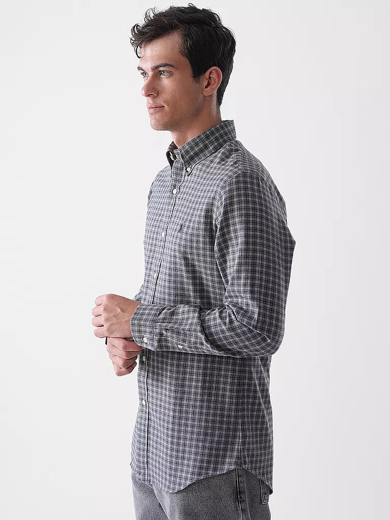 POLO RALPH LAUREN | Hemd Custom Fit | grau
