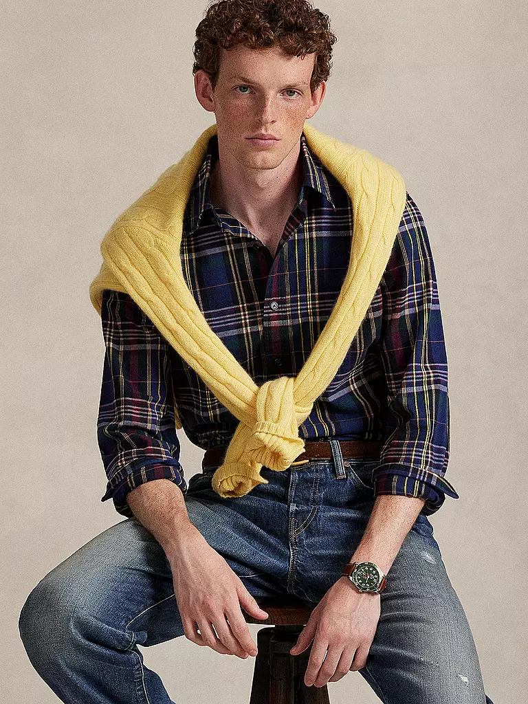 POLO RALPH LAUREN | Hemd Custom Fit | dunkelblau