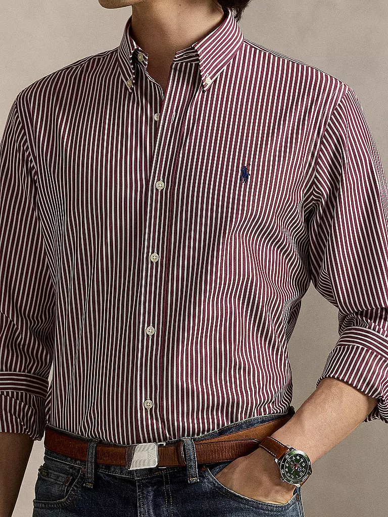 POLO RALPH LAUREN | Hemd Custom Fit | dunkelgrün