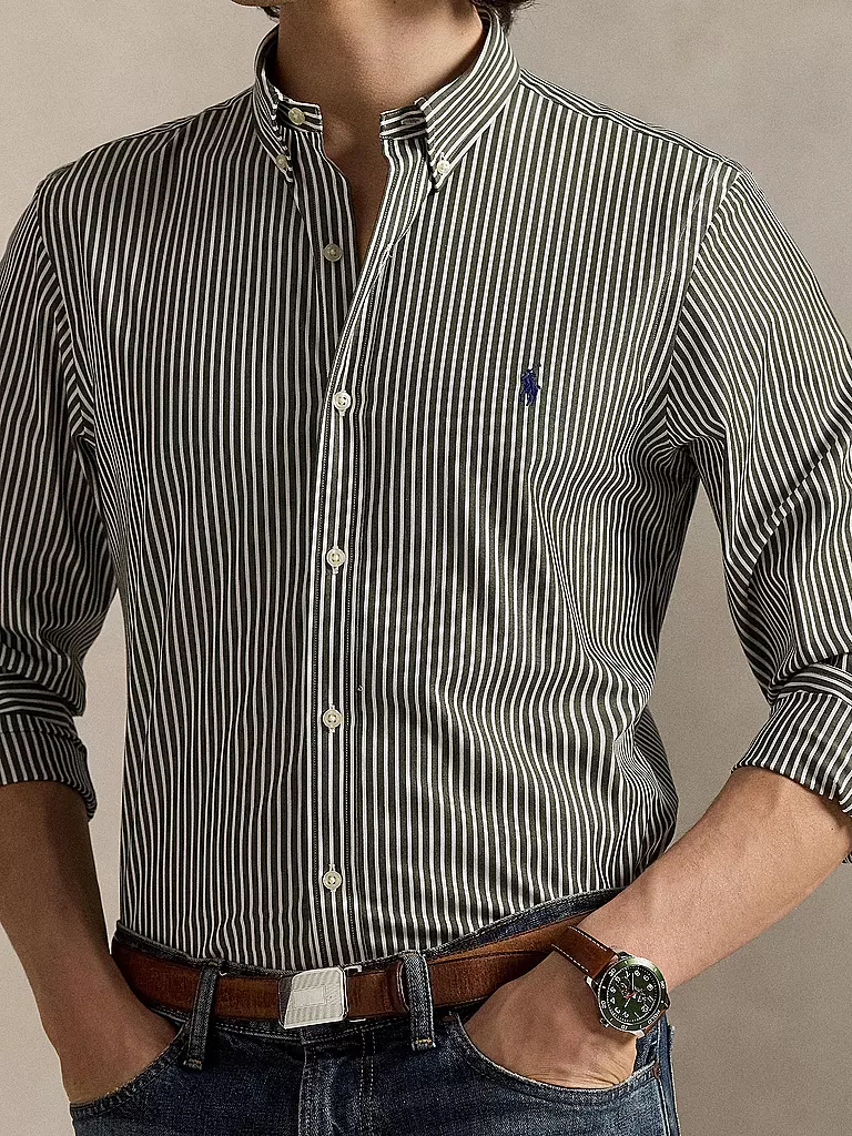 POLO RALPH LAUREN | Hemd Custom Fit | dunkelrot