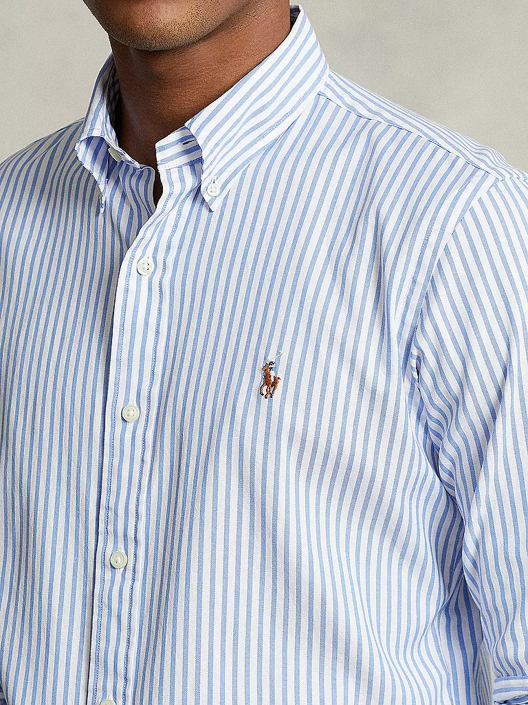 POLO RALPH LAUREN | Hemd Custom Fit | hellgrau