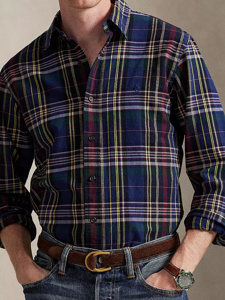 POLO RALPH LAUREN | Hemd Custom Fit | dunkelblau